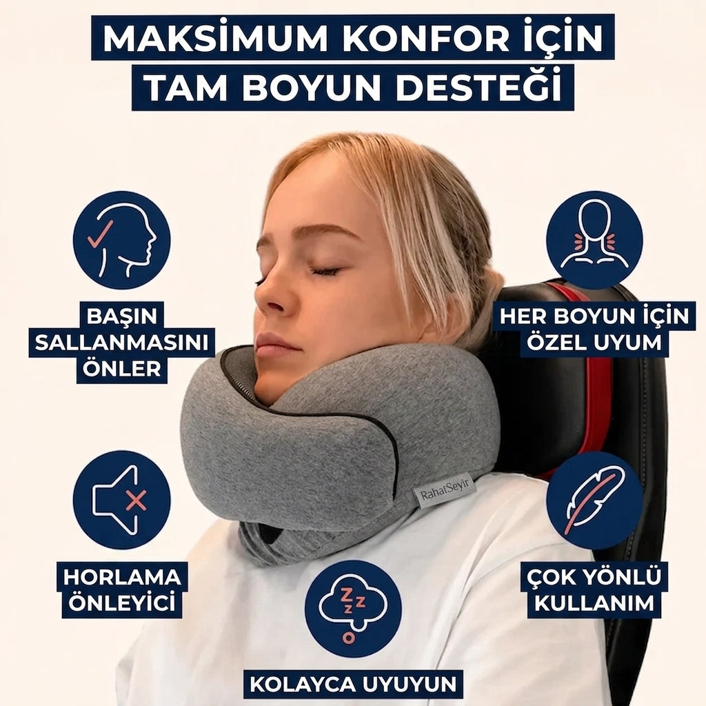RahatSeyir™ Seyahat Boyun Yastığı